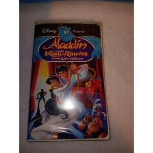 Disney ALADDIN AND THE KING OF THIEVES  VHS with Clamshell Case  Classic Video